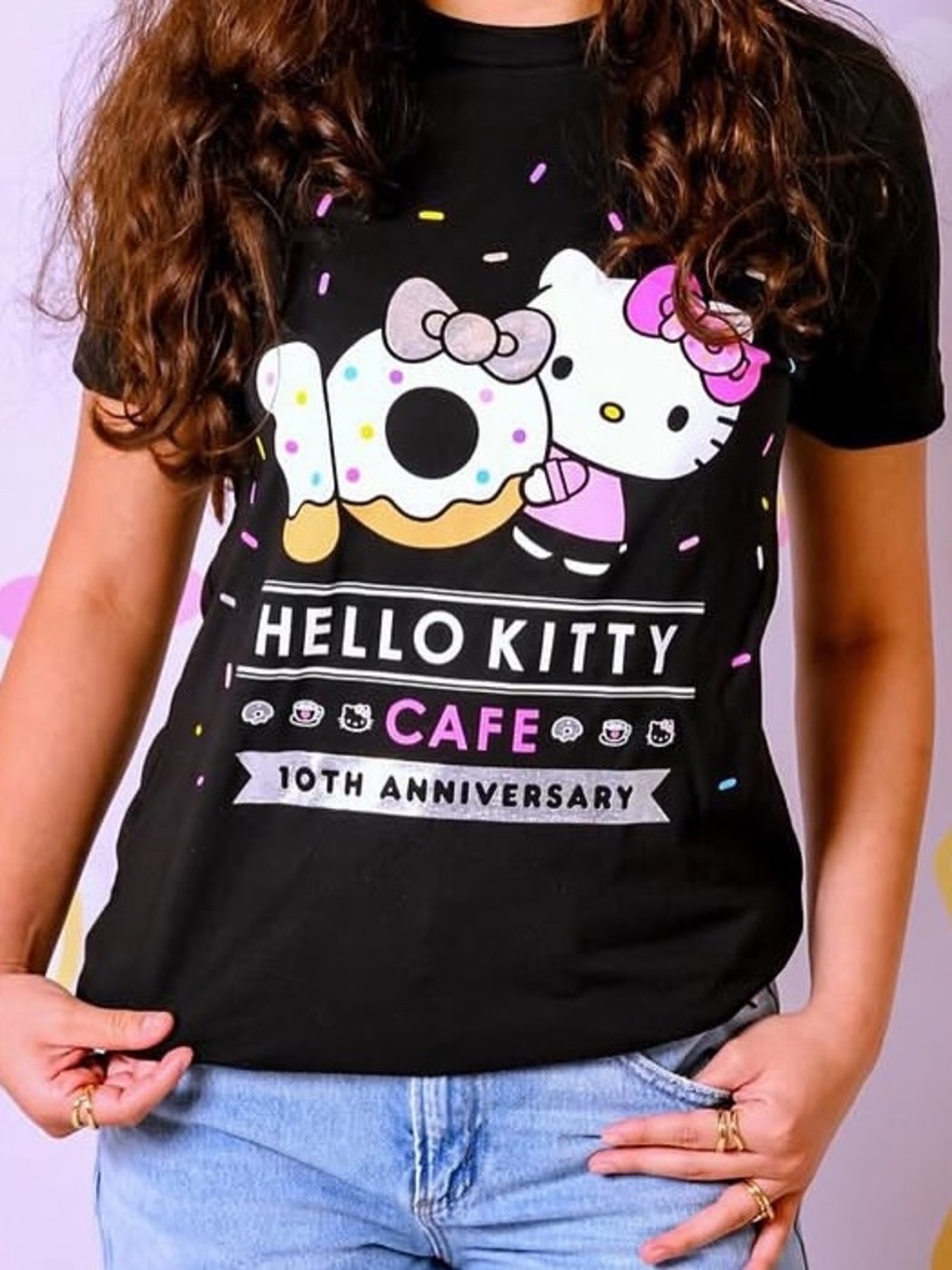 HELLO KITTY CAFE 10th Anniversary tshirt